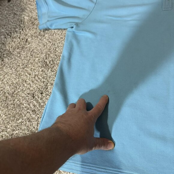 Tommy Bahama Polo Shirt Mens Extra Large Blue IslandZone Supima Marlin Logo - Picture 4 of 8